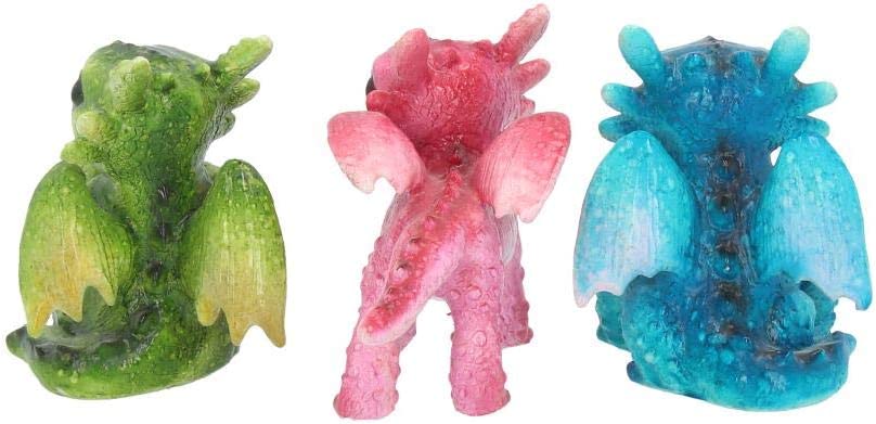 Nemesis Now Tiny Dragons (Set of Three) Figurine 8cm Multi-Coloured