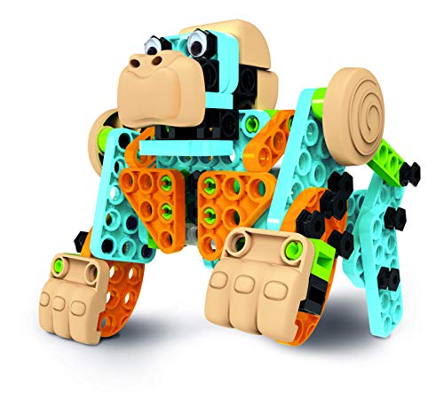 Clementoni Maker´s Lab 55374 Maker´s Lab- Animales en movimiento Construction Set, Multicoloured