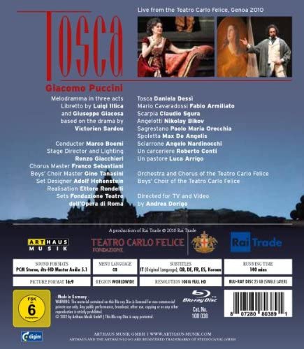 Tosca [2012] - Musical/Drama [Blu-ray]