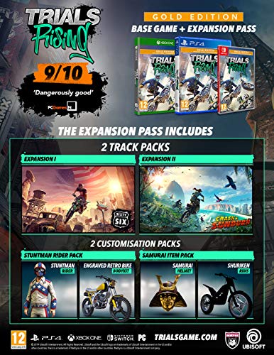 Trials Rising - Gold Edition (Includes 55+ additional Tracks & Sticker Artbook)