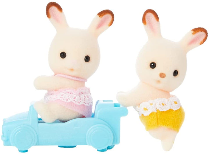 Sylvanian Families 5420 Chocolate Rabbit Twins Set