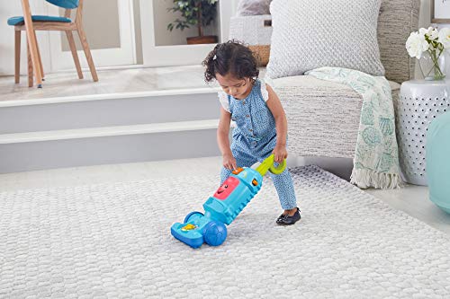 Fisher-Price FNR97 Laugh Light-up Learning Vacuum, giocattolo a spinta per bambini e ragazzi 3