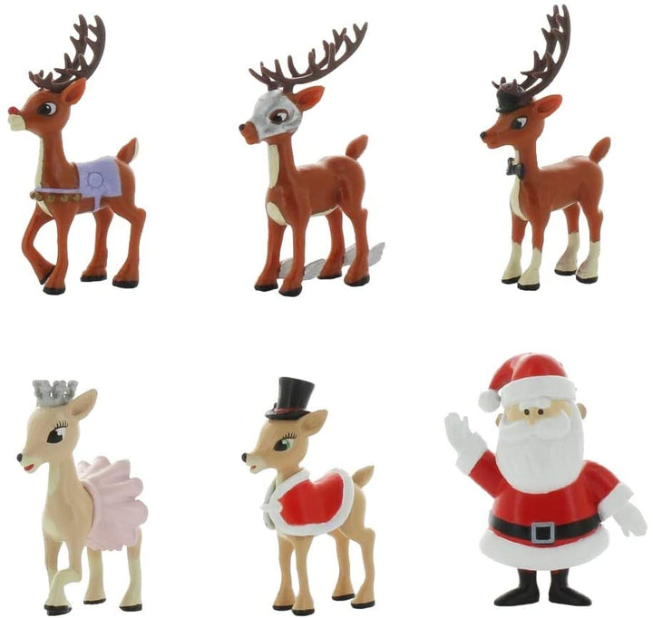 Team Rudolph Rein2 Rudolph The Red-Nosed Reindeer Mini Figure Series 1.5-5 Pack foil Bags