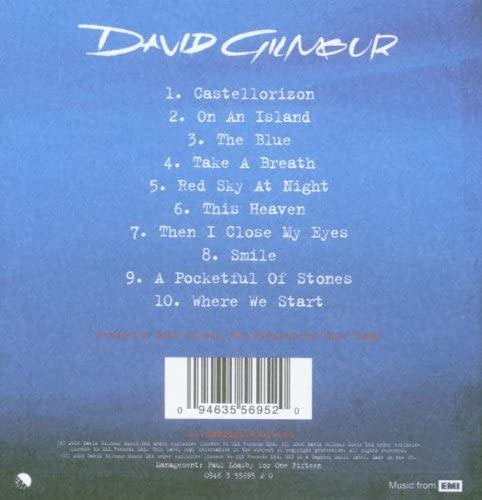 David Gilmour - On An Island [Audio CD]