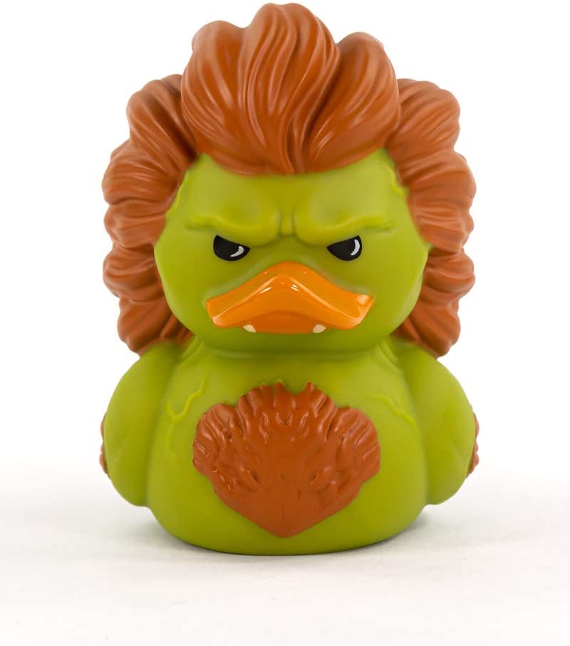 TUBBZ Street Fighter Blanka Collectible Rubber Duck Figurine – Official Street Fighter Merchandise – Unique Limited Edition Collectors Vinyl Gift