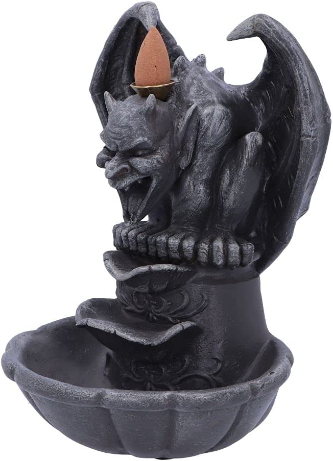 Nemesis Now Grotesque Smoke Backflow Incense Burner 17.8cm, Grey