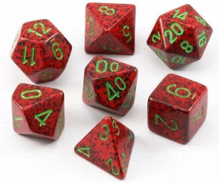 Chessex 25320 Dice-Speckled: 7Pc Granite Set, Multicolor