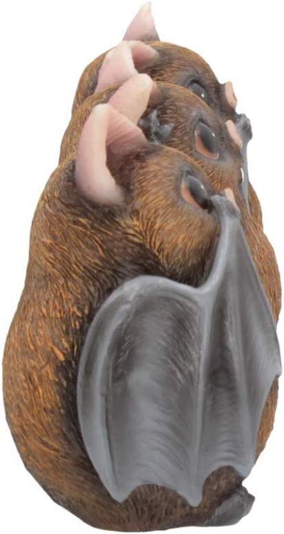 Nemesis Now Animal Collections - Three Wise Bats Figurine Set 3