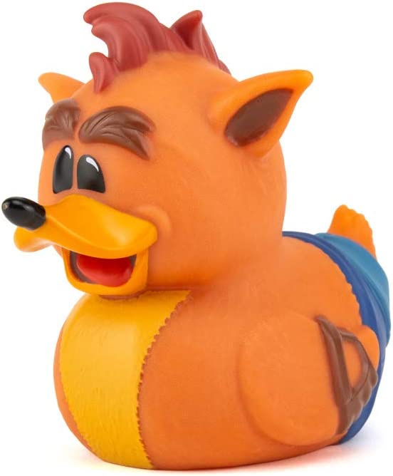 TUBBZ Crash Bandicoot Crash Collectible Rubber Duck Figurine – Official Crash Bandicoot Merchandise – Unique Limited Edition Collectors Vinyl Gift