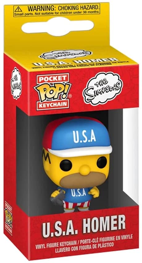 Los Simpsons USA Homer Funko 53761 Pocket Pop.