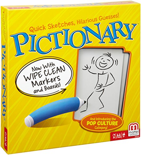 Mattel Games Pictionary Quick-draw Guessing Game, indices adultes et juniors