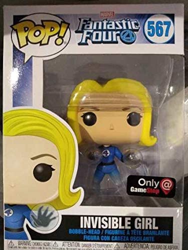 Marvel Los Cuatro Fantásticos Chica Invisible Excluye Funko 45005 Pop. Vinilo # 567