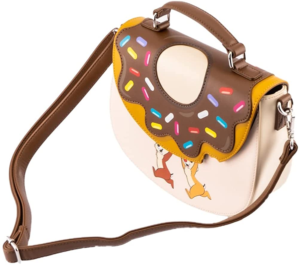 Loungefly Disney Chip and Dale Donut Snatchers Crossbody Bag