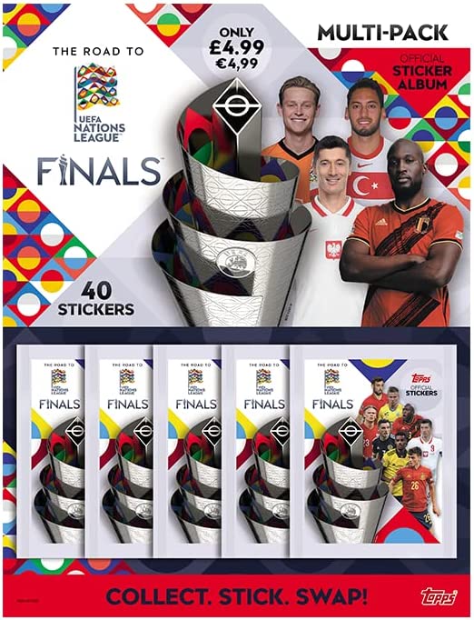 Topps Road to UEFA Nations League Finals Sticker Collection 2022 - Multipack - I