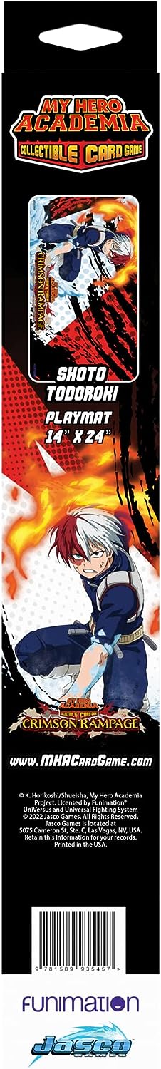 Asmodee North America My Hero Academia Collectible Shoto Todoroki Playmat Wave 2