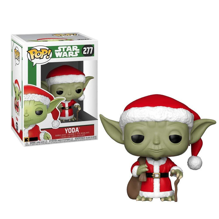 Star Wars Holiday Yoda (Santa) Funko 33885 Pop! Vinilo #277