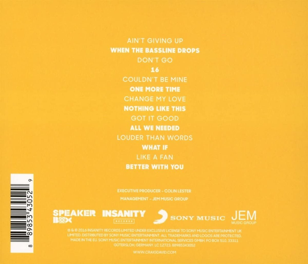 Craig David - Following My Intuition