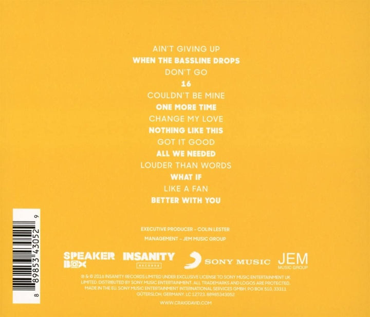 Craig David - Following My Intuition
