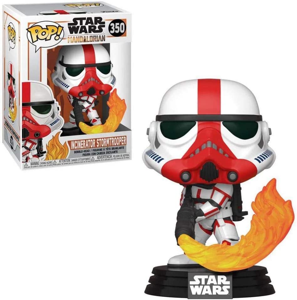 Star Wars The Mandalorian Incinerator Stormtrooper Funko 45542 Pop! Vinyl #350