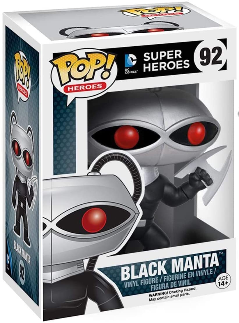 Super Heroes Black Manta Funko 08680 Pop! Vinyl #92