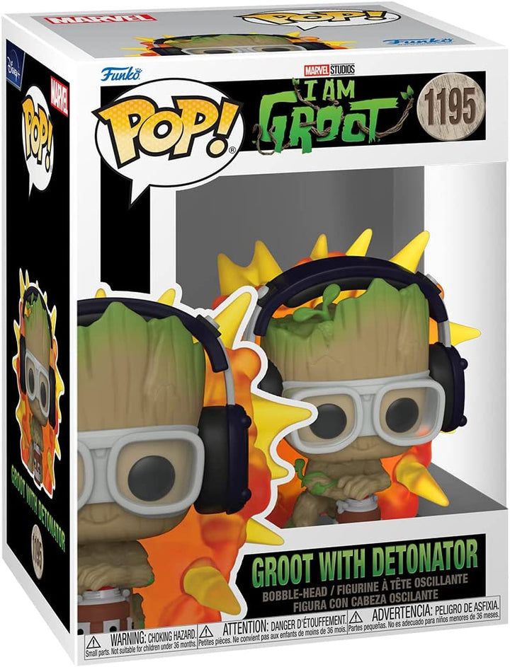 Marvel: I Am Groot - Groot w/detonator Funko 70653 Pop! Vinyl #1195