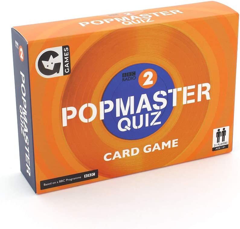 Ginger Fox PopMaster BBC Radio 2 Quiz Card Game - Put Your Musical Knowledge To The Test In This Pop Themed Trivia Game