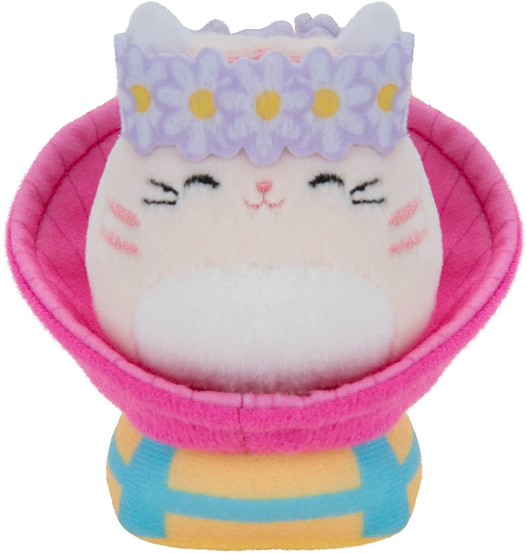 Squishville SQM0210 Deluxe Glamping Includes 2-Inch Paulita The Pink Tabby Cat,