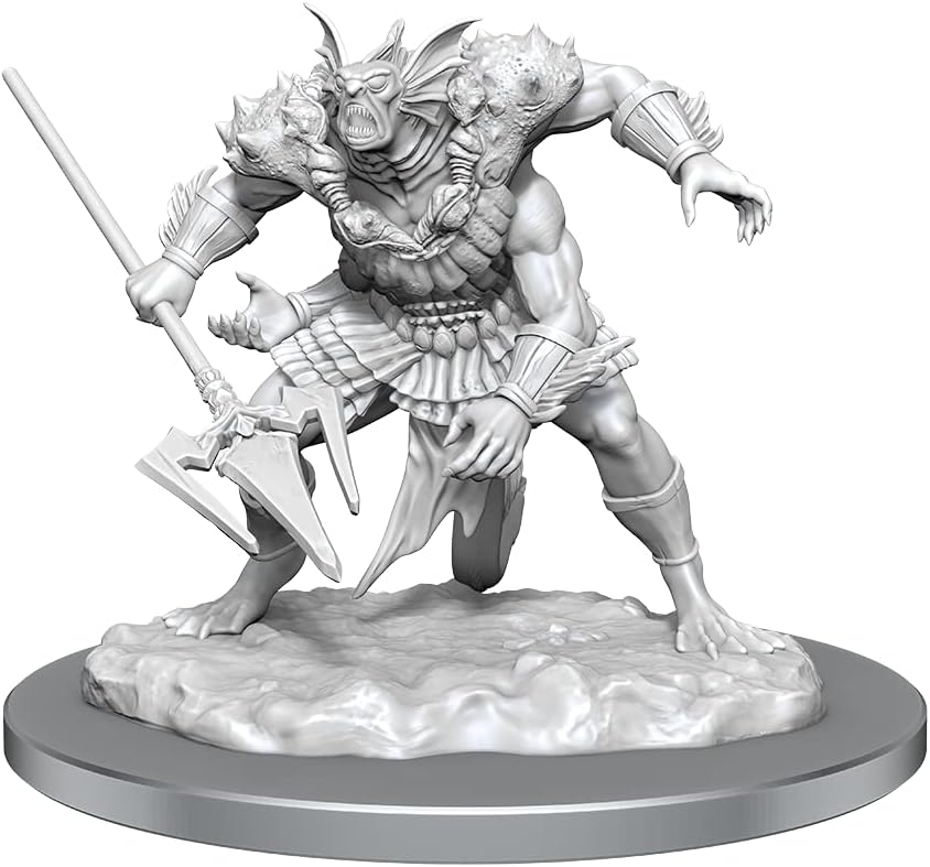 Wizkids D&D Nolzurs Marvelous Sahuagin Baron Unpainted Miniatures