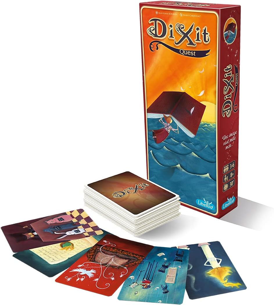 Libellud | Dixit Expansion 2: Quest | Board Game | Ages 8+ | 3 to 8 Players