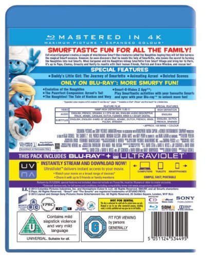 The Smurfs 2 [Blu-ray] [2013] [Region Free] - Family/Comedy [Blu-Ray]