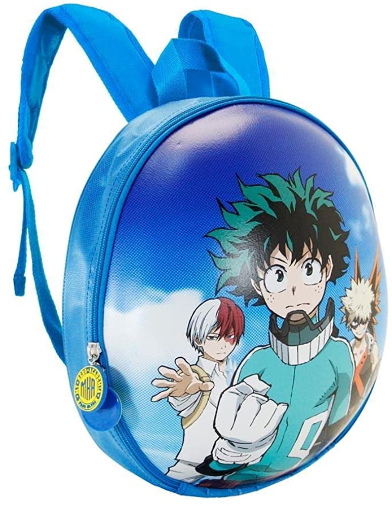 My Hero Academia 1 2 3 Action-Eggy Backpack - Blue