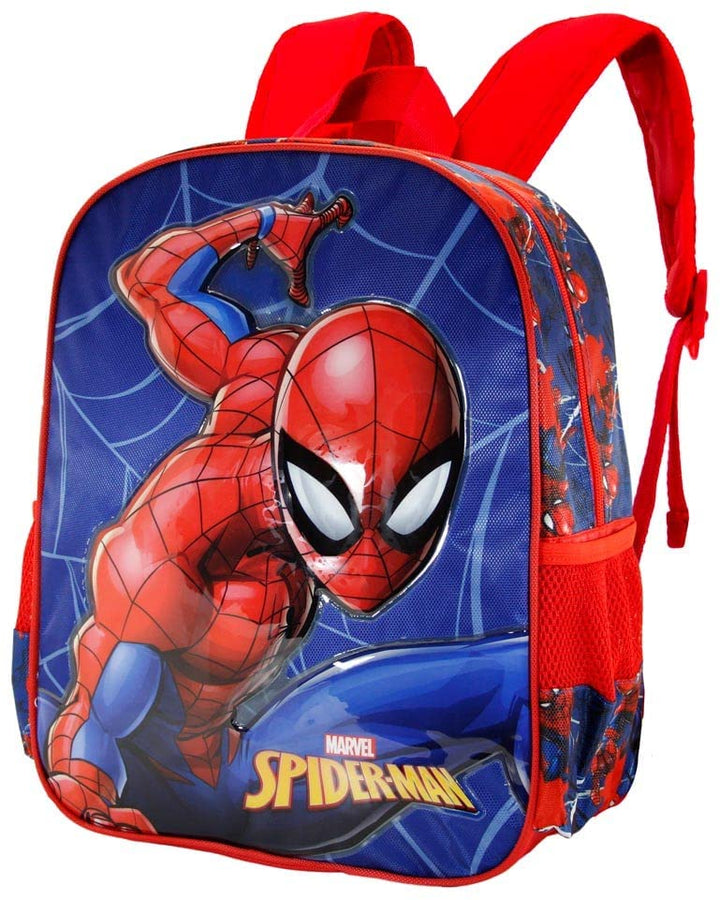 Spiderman Motions-Small 3D Backpack, Red