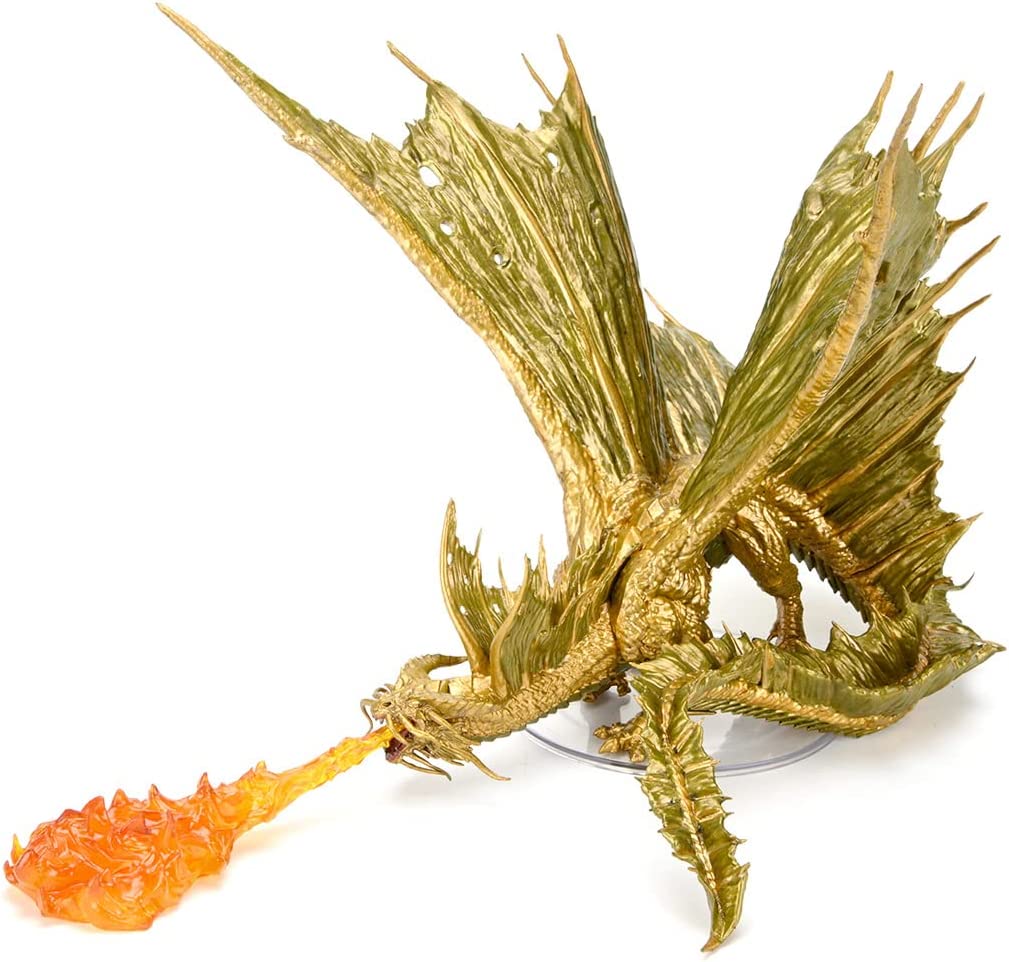 D&D: Icons of The Realms: Adult Gold Dragon Premium Figure