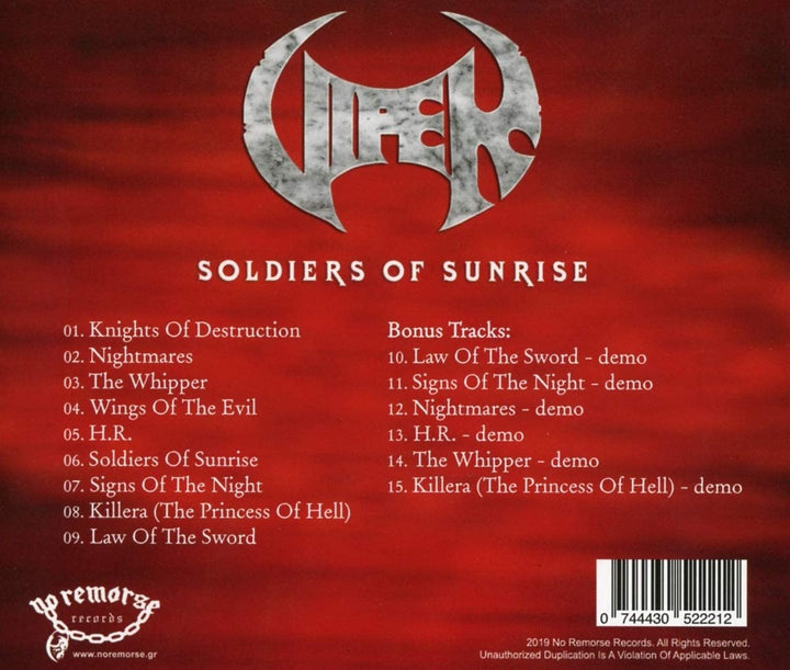 Soldiers Of Sunrise [Audio CD]