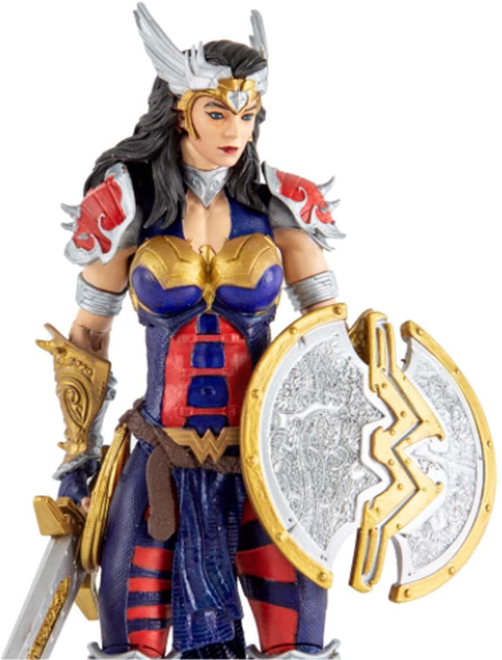 McFarlane - DC Multiverse - 17cm Wonder Woman (Design by Todd Gold Label (Premium) -TM15181, 15181, Multi-Coloured