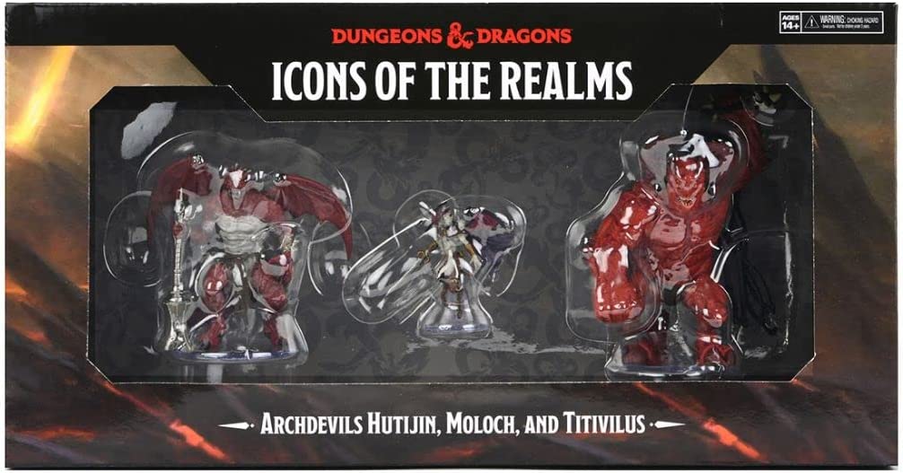 D&D Icons of the Realms: Archdevils - Hutijin, Moloch, Titivilus