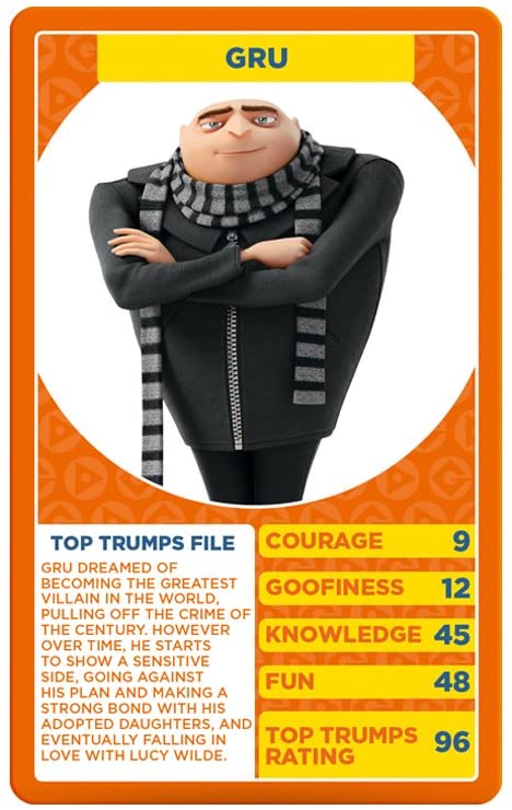 Despicable Me 3 Top Trumps Card Game