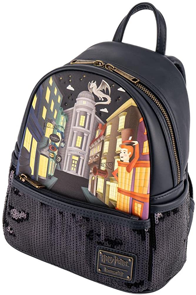 Loungefly Harry Potter Diagon Alley Sequin Mini Backpack