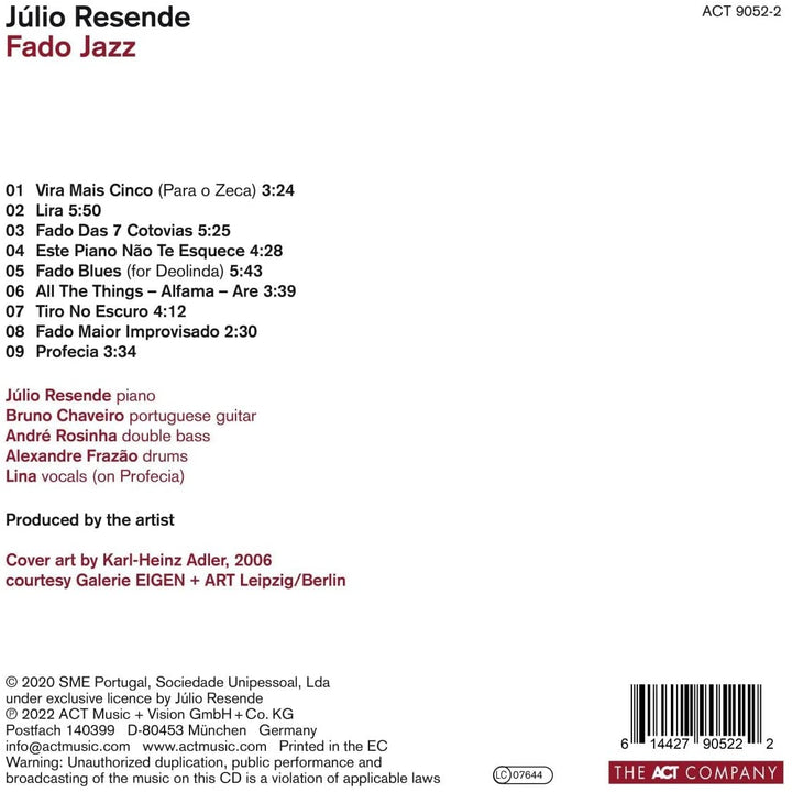 Resende, Julio - Fado Jazz [Audio CD]