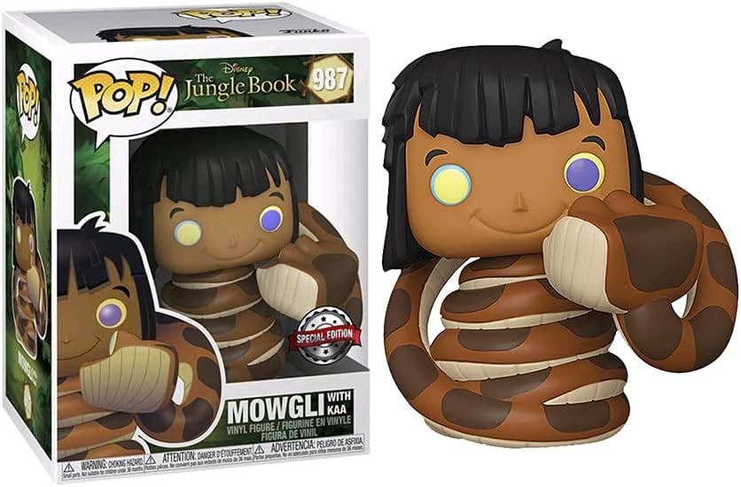 Funko Disney The Jungle Book 987 Mowgli with Kaa Special Edition Pop! Vinyl