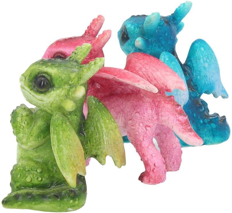 Nemesis Now Tiny Dragons (Set of Three) Figurine 8cm Multi-Coloured