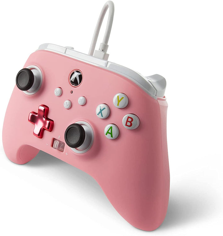 PowerA Enhanced Wired Controller for Xbox - Pink Inline, Gamepad, Wired Video Ga