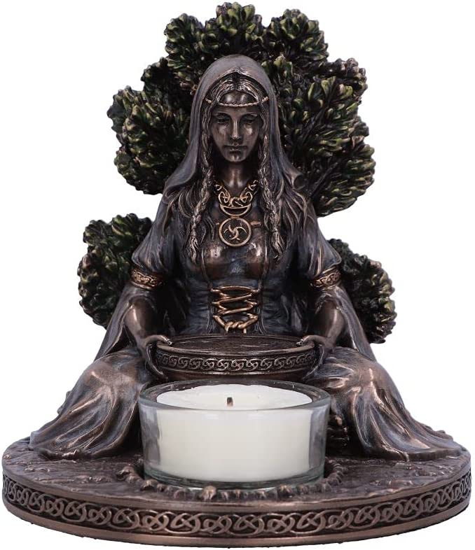 Nemesis Now Danu Tealight Holder 12.5cm, Bronze