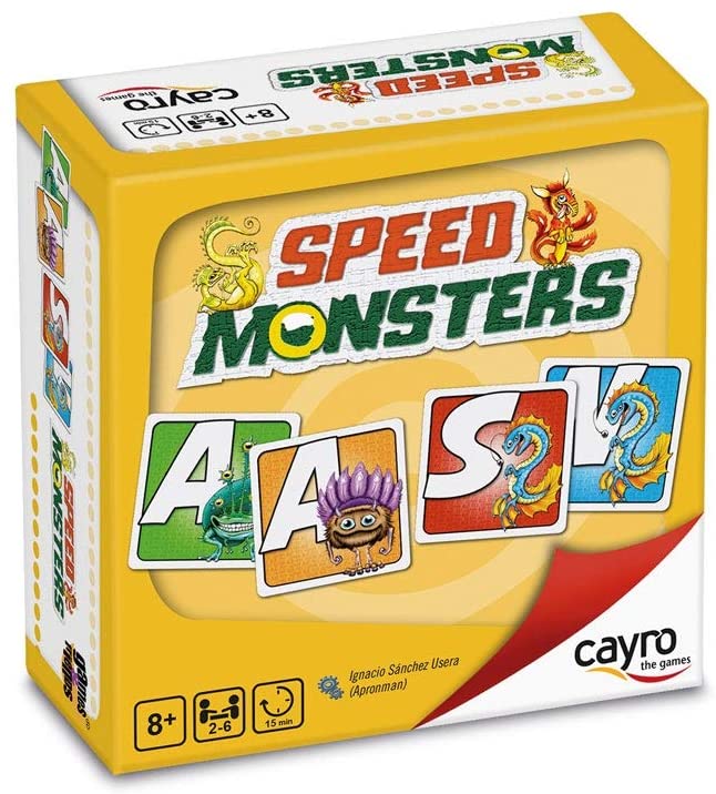 Cayro - Speed Monsters - Word game and language development - board game - Development of memory and verbal expression and communication - board game (7018)