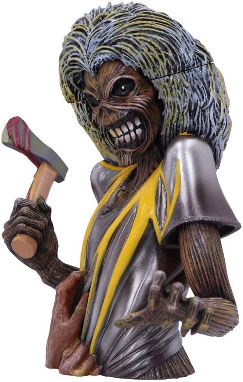 Nemesis Now Officially Licensed Iron Maiden Killers Bust Box (Small) Yellow, 16.