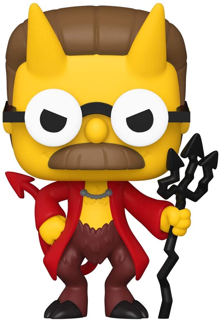 The Simpsons Treehouse Of Horror Devil Flanders Funko 50141 Pop. Vinilo n. ° 1029