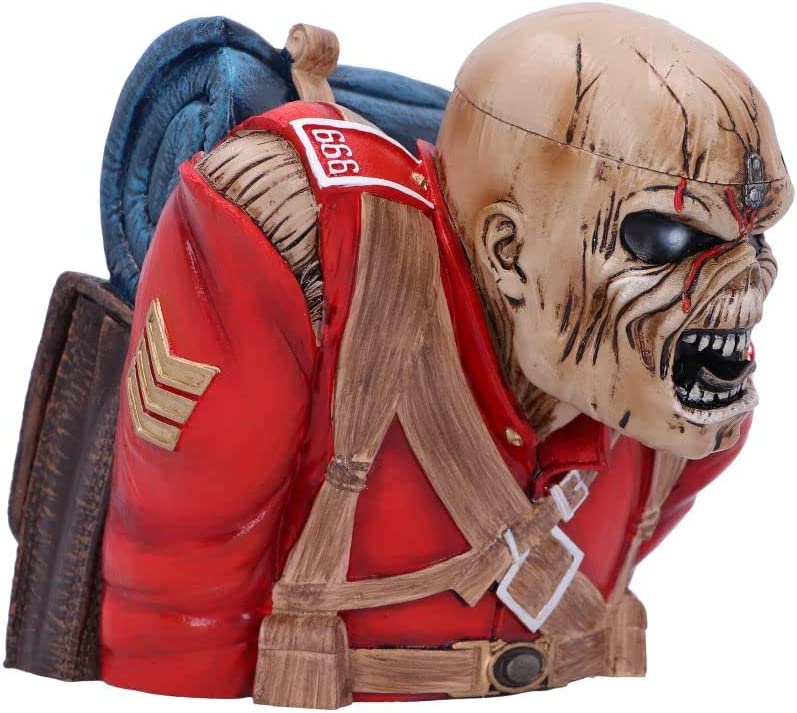 Nemesis Now Iron Maiden Eddie The Trooper Resin Bust Box 11