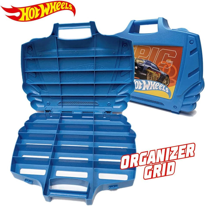 Hot Wheels storage car case I Stores upto 15 cars I Easy Grip Carrying Handle