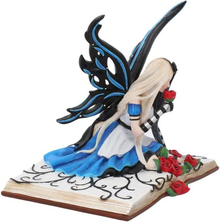 Nemesis Now B3316J7 Alice 19cm Figurine, Resin, Blue, One Size