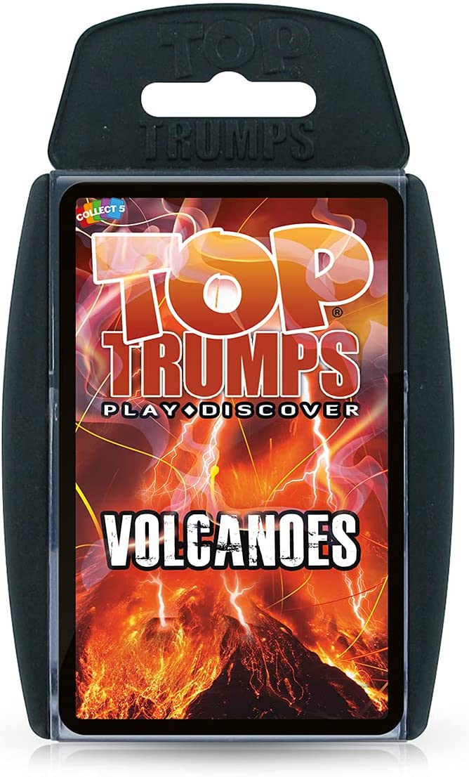 Volcanoes Top Trumps Card Game